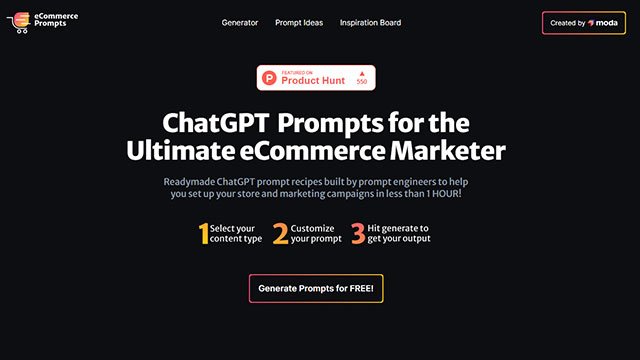 ECommerce Prompt Generator