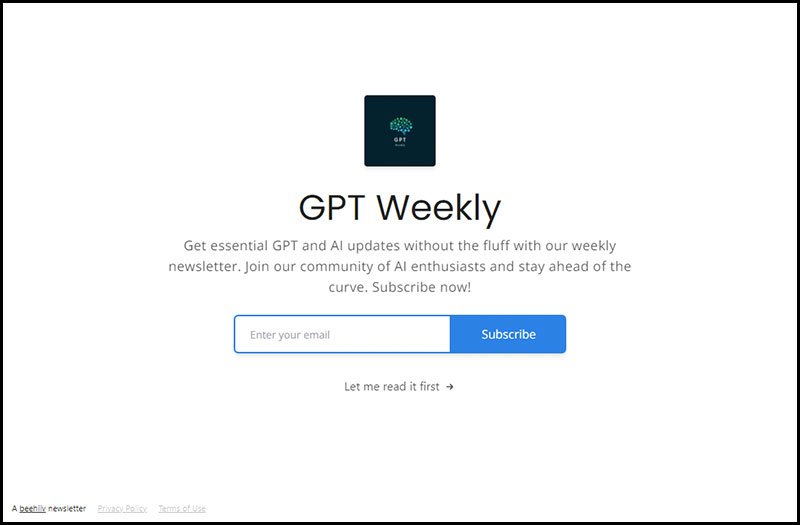 GPT Weekly