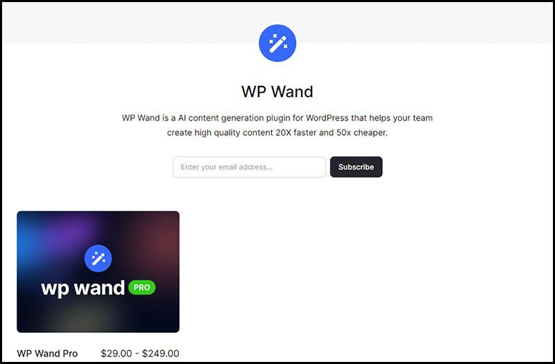 WP Wand