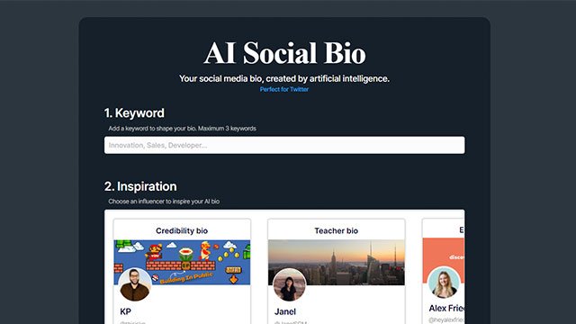 AI Social Bio