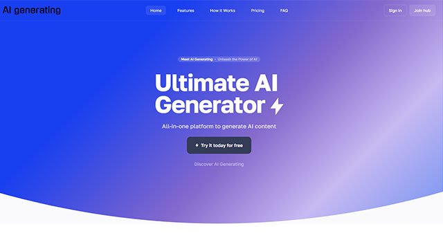 AI generating