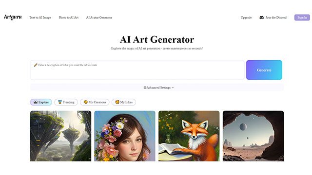 Artguru AI Art Generator