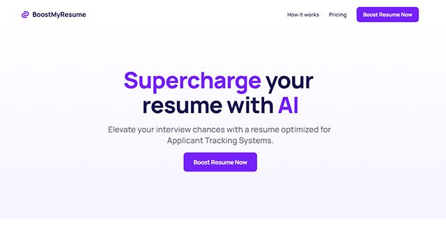 BoostMyResume