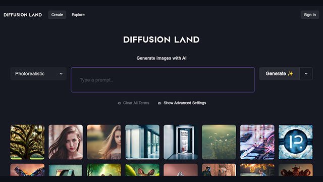 Diffusion Land