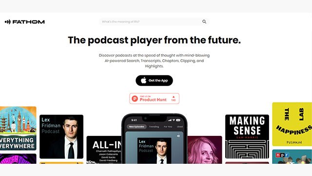 Fathom Podcast Player