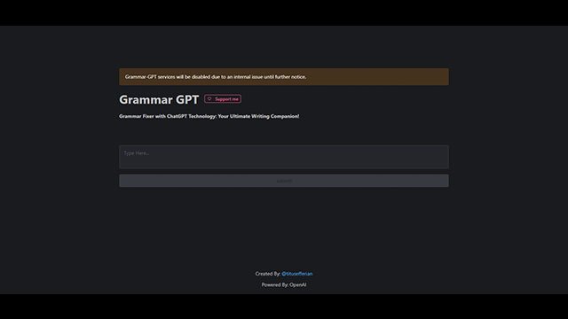 Grammar GPT