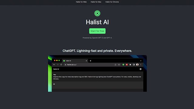 Halist Browser AI