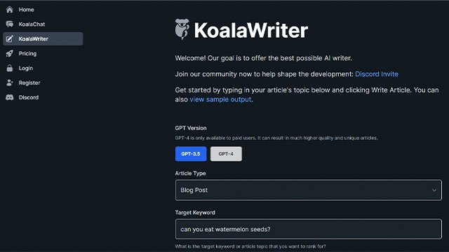 KoalaWriter