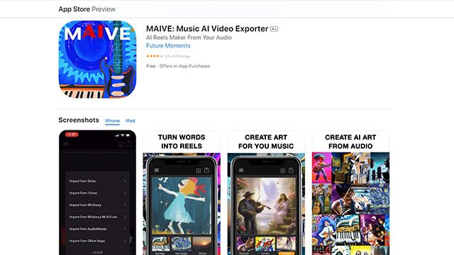 MAIVE MusicAIVideoExporter