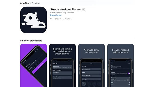 StrydeAIWorkoutGenerator