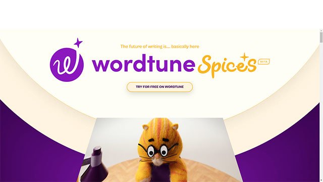 Wordtune Spices (Beta)