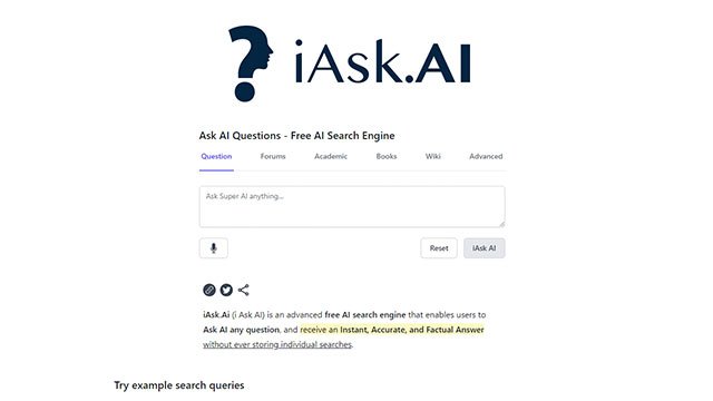 iAskAiGenerativeAiSearchEngine