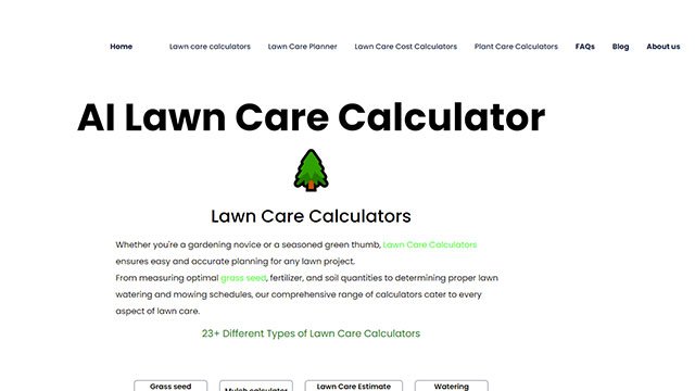 AILawnCareCalculatorGenerator
