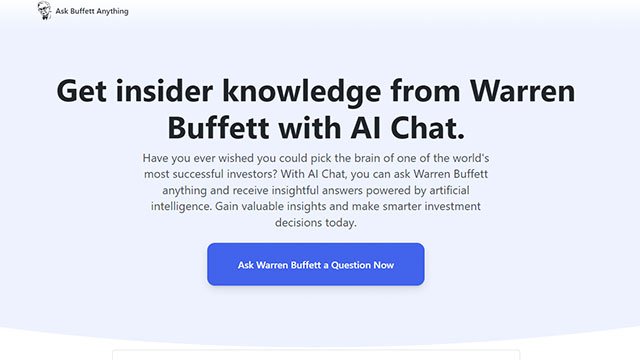 AskWarrenBuffetAnything