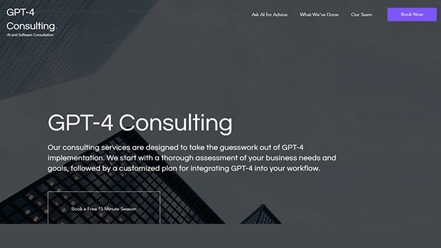 GPT 4Consulting