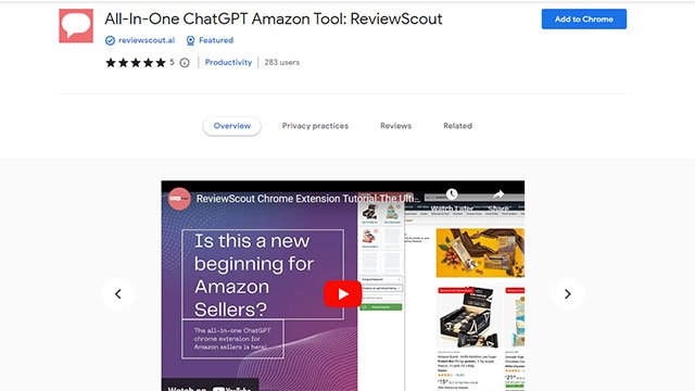 ReviewScoutAll InOneChromeExtension